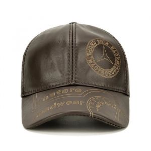 Chapeaux en cuir de vachette pour hommes Casquettes Nouveau chapeau de printemps Taille réglable Chapeau en cuir véritable pour homm