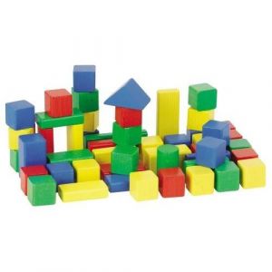 Jeu de construction en bois - HEROS - 50 pi&egrave;ces - A monter soi-m&ecirc;me - 3 ans et plus - Pour enfants - Mixte