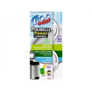 D&eacute;sodorisant pour poubelle - Fra&icirc;cheur citron - 2  pi&egrave;ces - Croc Odor
