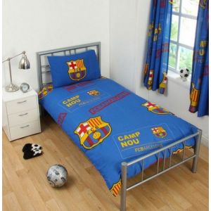 Housse de Couette et Taie doreiller FC Barcelone