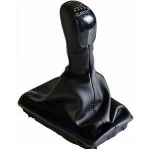 6 Vitesse Pommeau Levier Soufflet Cadre Noir Pour Mercedes W211 E Classe