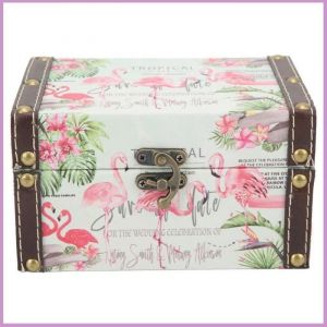 Boîte à bijoux - COCOSITY - Flamant rose - Grande capacité - MDF - Décoration maison