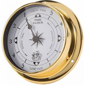 Horloge de MarE Testeur Mural en Cuivre Coque Marine pour Station MTO Bateau Suspendu LAide DUne Horloge de MarE PZCC