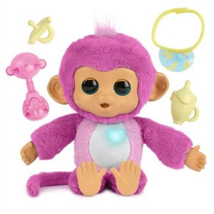 Jouet interactif - Fingerlings Care n Cuddles Harper - 150 sons - 4 jeux - Mode veilleuse