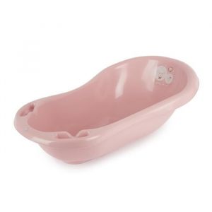 Bieco Baignoire Bébé Ergonomique Mouton Rose  84cm Baignoire Bebe sur Pied  Baignoire Bébé sur Pied Baignoire Enfant pour Douche