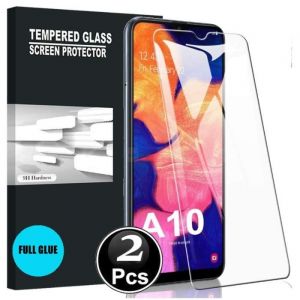 Samsung Galaxy A10 Vitre protection decran en verre trempé incassable lot de [X2] Glass