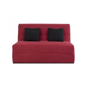 RELAXIMA - Banquette convertible BZ SCOTY couchage 160 x 200 cape framboise