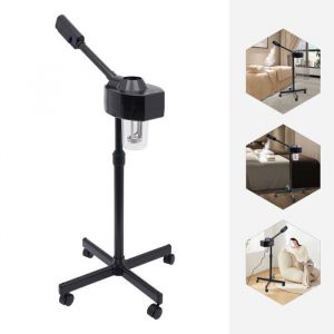 Vaporisateur Facial - Machine à Vapeur pour Visage - Appareil de Sauna Facial - Spa Facial Vapozone pour Salon Beauté Spa (Noir)