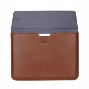&Eacute;tui pour MacBook Air/Pro 13-14 - 4TechGoods - Cuir &eacute;co - Fermeture magn&eacute;tique - Noir