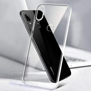 Housse téléphone Pour Huawei P20 lite 5.84 Coque Transparente Slim souple Silicone TPU Gel Protection Case Etui