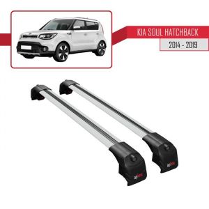 Barres de Toit ACE-2 Railing pour Kia Soul (PS) 2014-2019 - Gris