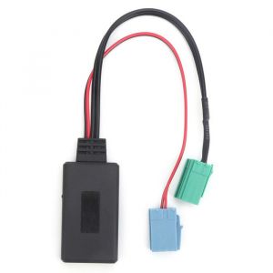 Adaptateur Audio Connecteur Mini ISO 6Pin 8Pin C&acirc;ble AUX Bluetooth 5.0 pour Renault Clio / Espace / Kangoo / Laguna