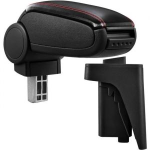 pro.tec accoudoir central spécifique pour Audi A3 - S3 8P concernant les années modèles 2004 - 2010 - avec rembourrage - noir PU...