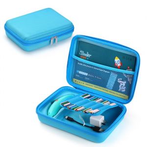 Étui 3D-05 pour Stylo 3Doodler Start+Essentials- Antichoc Étanche- Enfants 3+ -Bleu