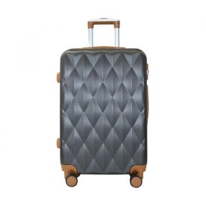 Texier - Valise taille grande 30x76x48cm anthracite TR