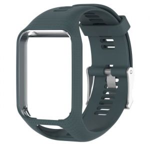 Bracelet de montre - TomTom - Runner 2-3 - Silicone - Vert Roche - Sportif