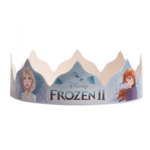 Lot de 4 Couronne de galette des rois Frozen Reine des Neiges 2 - Epiphanie Feve Fete