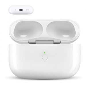 Bo&icirc;tier de Chargement de Remplacement pour AirPods Pro (1&egrave;re et 2&egrave;me G&eacute;n&eacute;ration) - Blanc