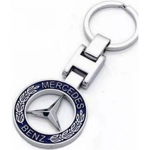 Porte Clé - MERCEDES Benz - Bleu - Évider en métal - Mixte - Métal