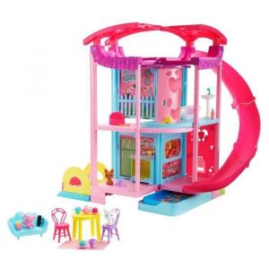 Poup&eacute;e - BARBIE - La Maison De Chelsea - Maison transformable - 15 accessoires - 2 chiots