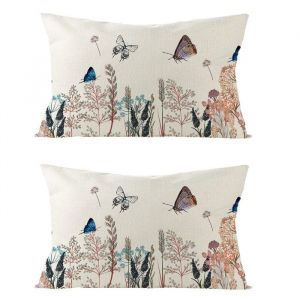 Housse de coussin fleurs housse de coussin housse de coussin canap&eacute;