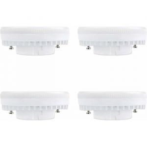Spot LED GX53 9W Blanc Chaud 3000K 900LM AC 230V Equivalent CFL GX53 15-18W 120&deg; Ampoule R&eacute;flecteur LED GX53 pour Meuble Cuisi