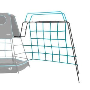 TP TOYS Filet &agrave; grimper et pont de singe EXPLORER - m&eacute;tal noir 3+ ans L217&times;102&times;H193 cm