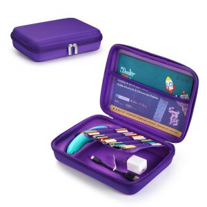 Étui 3D-05 pour Stylo 3Doodler Start+Essentials- Antichoc Étanche- Enfants 3+ -Violet