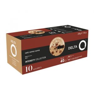Delta Q Qalidus 30 Caramel 10  Pack 40 Capsules  Compatible uniquement Machines Delta Q