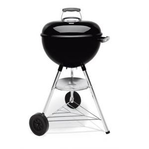 WEBER Barbecue &agrave; charbon BAR B-KETTLE &Oslash;47cm - Acier &eacute;maill&eacute; - Noir