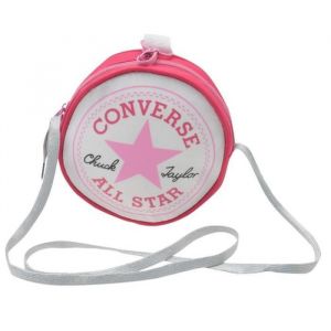 Sacoche - Converse - Sac Rond &agrave; bandouli&egrave;re - Rose - Zipp&eacute;e - Enfant