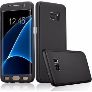 Coque et Verre Trempé - Phonillico - Samsung Galaxy A3 2017 - Noir - Rigide - Protection Intégrale