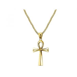 Collier YWGSB Ankh Croix Y Croix Y &eacute;gyptien Ankh Y &eacute;gyptien Religion Ankh Bijoux copte Cadeau