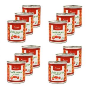 Savino - Lot 12x Double concentr&eacute; de tomates - Conserve 200g