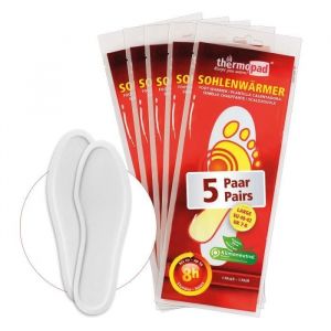 Semelles Chauffantes - THERMOPAD - L - Taille 40-42 - Chaleur naturelle 8h - 5 paires