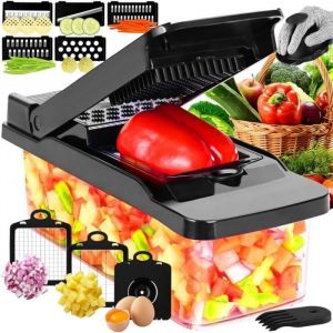 Coupe Legumes Multifonctions Professionnelle Mandoline Cuisine Coupe Legume Manuel &agrave; Lames Rempla&ccedil;ables Coupe l&eacute;gumes pour tranche