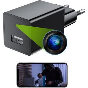 Camera Espion 1080P HD Mini Caméra de Surveillance WiFi Interieur sans Fil Enregistrementavec Micro Camera Espion Enregistreur