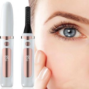 Recourbe-cils chauffant Recourbe-cils chauffant &eacute;lectrique avec 4 modes de temp&eacute;rature affichage LED rechargeable p RECOURBE CILS