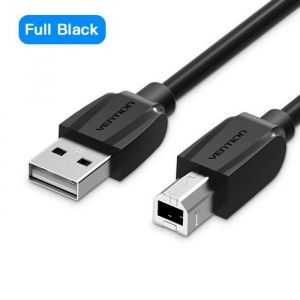 C&acirc;bles et ConnectiquesVention &ndash; c&acirc;ble USB 2.0 pour imprimante HP Canon Epson USB 2.0 Type A m&acirc;le vers B - Type Full Black - 2m