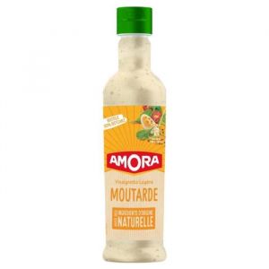 AMORA - Vinaigrette Légère Naturelle Moutarde 380Ml - Lot De 4