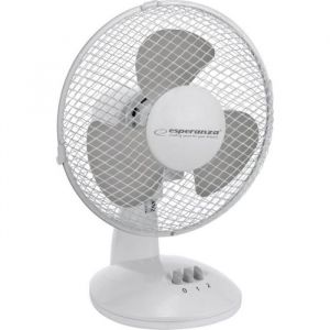 Ventilateur de bureau - Esperanza - EHF004WE - Blanc-Gris - Plastique - ZEPHYR 9