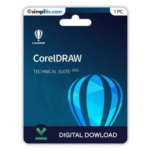 CorelDRAW Technical Suite 2025 (Windows) - Activation Perpétuelle - À télécharger - 1 PC - Non compatible Mac