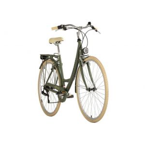 Vélo de ville dame 28 „TOSCANA“ 6 vitesses Vert vintage TC 41 cm DaCapo