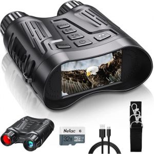 Jumelle Vision Nocturne Lunette Vision Nocturne Vision Nocturne Infrarouge Rechargeable 3000mah Num&eacute;rique Vid&eacute;os 4k avec Son