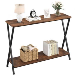 Console design industriel-Table Console Scandinave pour Entrée/Salon105x30x81cm- VINTAGE