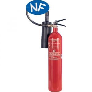 Extincteur CO2 capacité 5 Kg NF & MED avec support de fixation Ref: MBK02-050CA-P1ANF