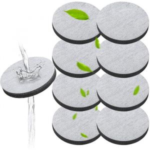 Lot De 9 Micro Disques De Filtre &Agrave; Eau R&eacute;duisent Le Chlore Les Microparticules Pour Les Bouteilles Filtrantes Brita Fill And Go