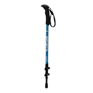 Baton de randonnée C® 135cm amovible antidérapant ultraléger bâton de marche réglable bâton de marche télescopique retractable bleu