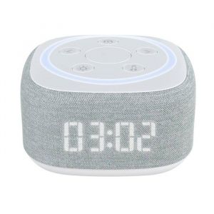 Simulateur daube - Terraillon : R&eacute;veil simulateur daube et de cr&eacute;puscule Zen Rise - Gris