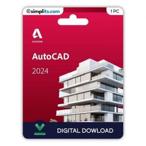 Autodesk AutoCAD 2024 - Activation Perp&eacute;tuelle - &Agrave; t&eacute;l&eacute;charger - 1 PC - Non compatible Mac